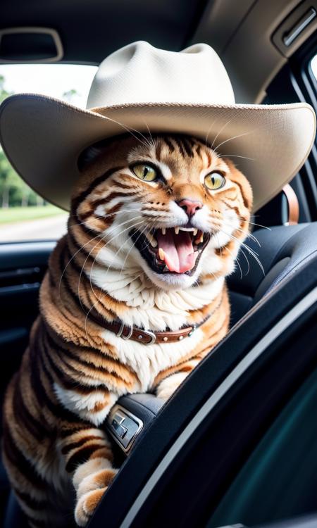 01423-4081089996-Cat, In a car, With a cowboy hat, Laughing strong,.png